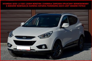 Hyundai iX35 Lift 1.6 GDi 135KM Benzyna 154tys km Serwisowany Zamiana