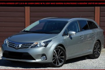 Toyota Avensis Lift 2.0 D-4D 124KM Zarej w PL Ledy Navi Kamera Klima