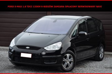 Ford S-max 1.8TDCi 125KM 6-Biegów Zamiana Opłacony Serwisowany Navi