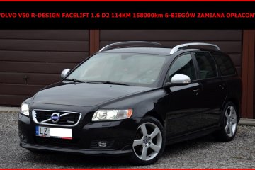 Volvo V50 R-design 1.6 D2 114KM 158tys km Xenon Opłacony Serwisowany