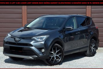 TOYOTA RAV4 LIFT 2.0D 143KM NAVI SKÓRA KAMERY XENON LEDY ASYSTENT FULL