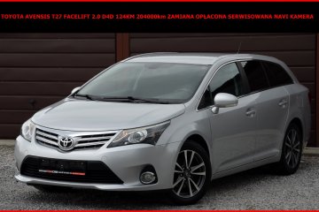 Toyota Avensis T27 Lift 2.0 D4D 124KM 204tys km Zamiana Opłacony Navi