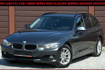Bmw 318D F31 2.0D 136KM Skóra Navi 6-biegów Serwis Zamiana Opłacony