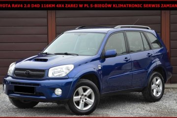 Toyota RAV-4 Lift 2.0 D4D 116KM 4X4 Zarej w PL 5-Biegów Klima Serwis