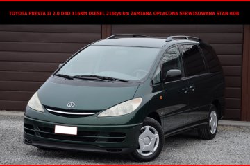 Toyota Previa II 2.0 D4D 116KM 216 tys km Zamiana Opłacona Serwis