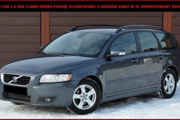 Volvo V50 Lift 1.6 HDI 110KM Skóra Klimatronic 5-Biegów Hak Zarej w PL